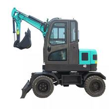 Best price mini digging 4t wheel excavator for sale
